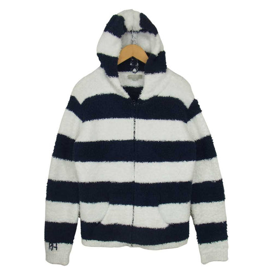 Ron Herman ロンハーマン × BAREFOOT DREAMS ベアフットドリームズ ボーダー パーカー パジャマ ネイビー系 M【中古】