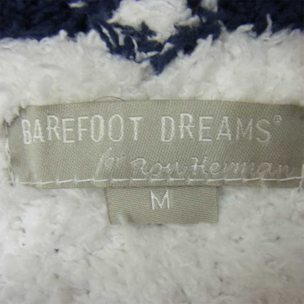 Ron Herman ロンハーマン × BAREFOOT DREAMS ベアフットドリームズ ボーダー パーカー パジャマ ネイビー系 M【中古】