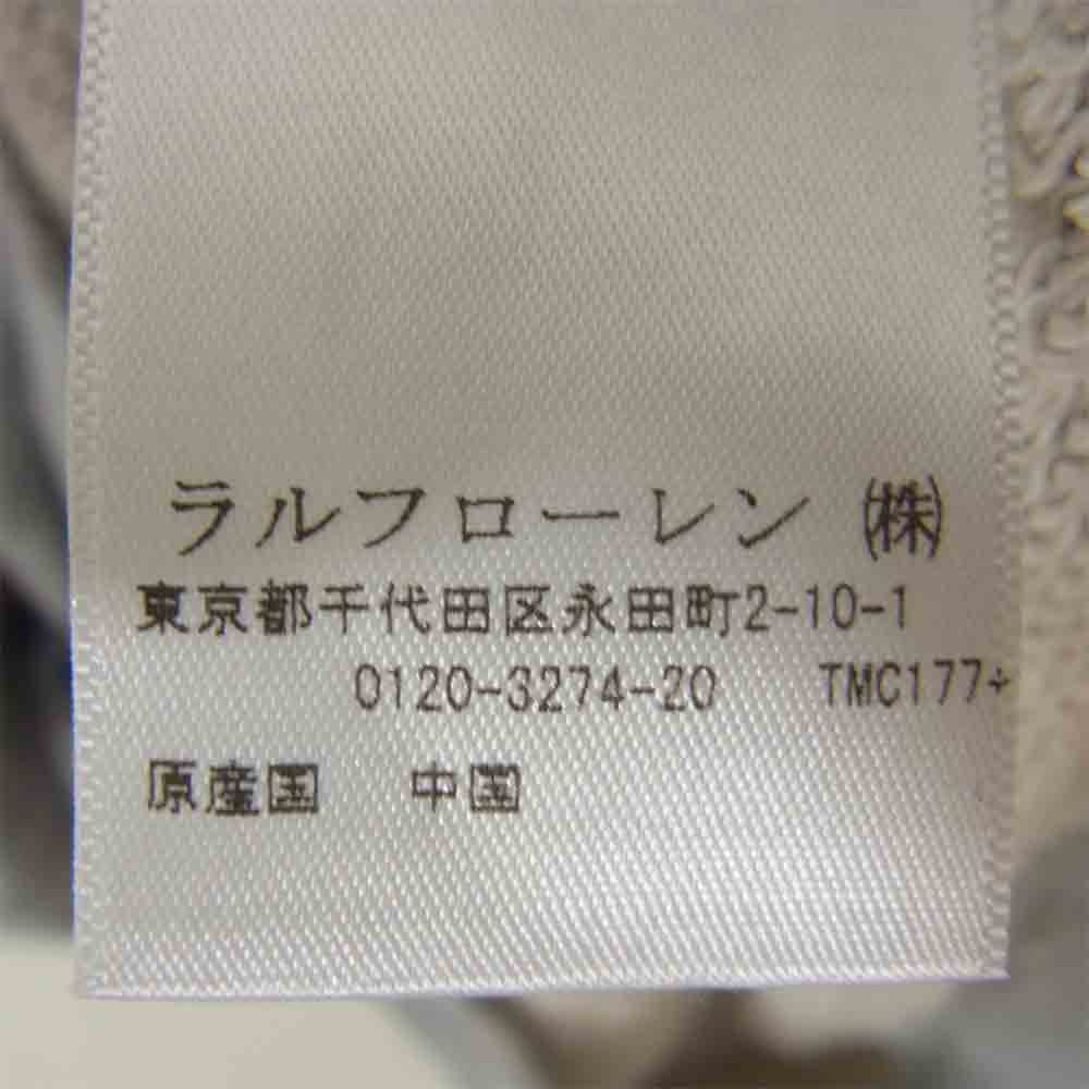 POLO RALPH LAUREN ポロ・ラルフローレン 国内正規品 ペイント加工 クルーネック スウェット グレー系 M【中古】