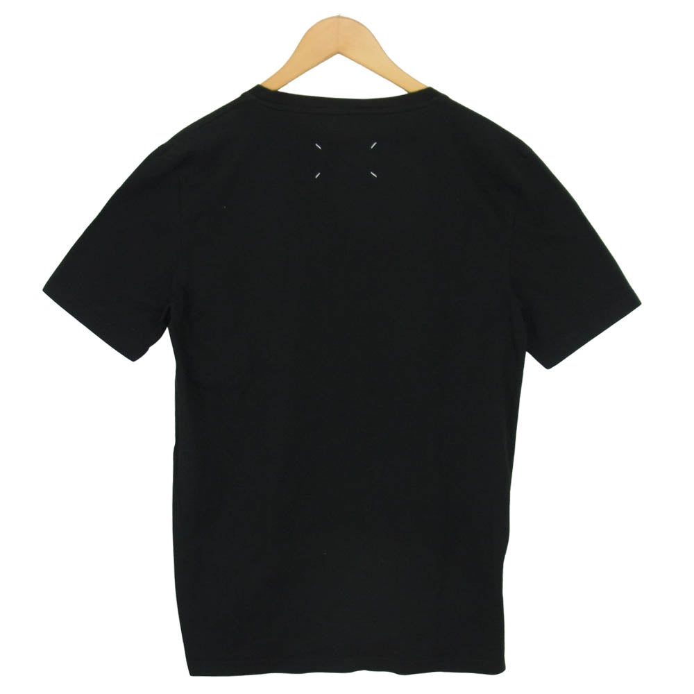 MAISON MARGIELA メゾンマルジェラ S30GC0640 国内正規品 10ライン Crew Neck T-shirt クルーネック 半袖 Tシャツ ブラック系 46【中古】