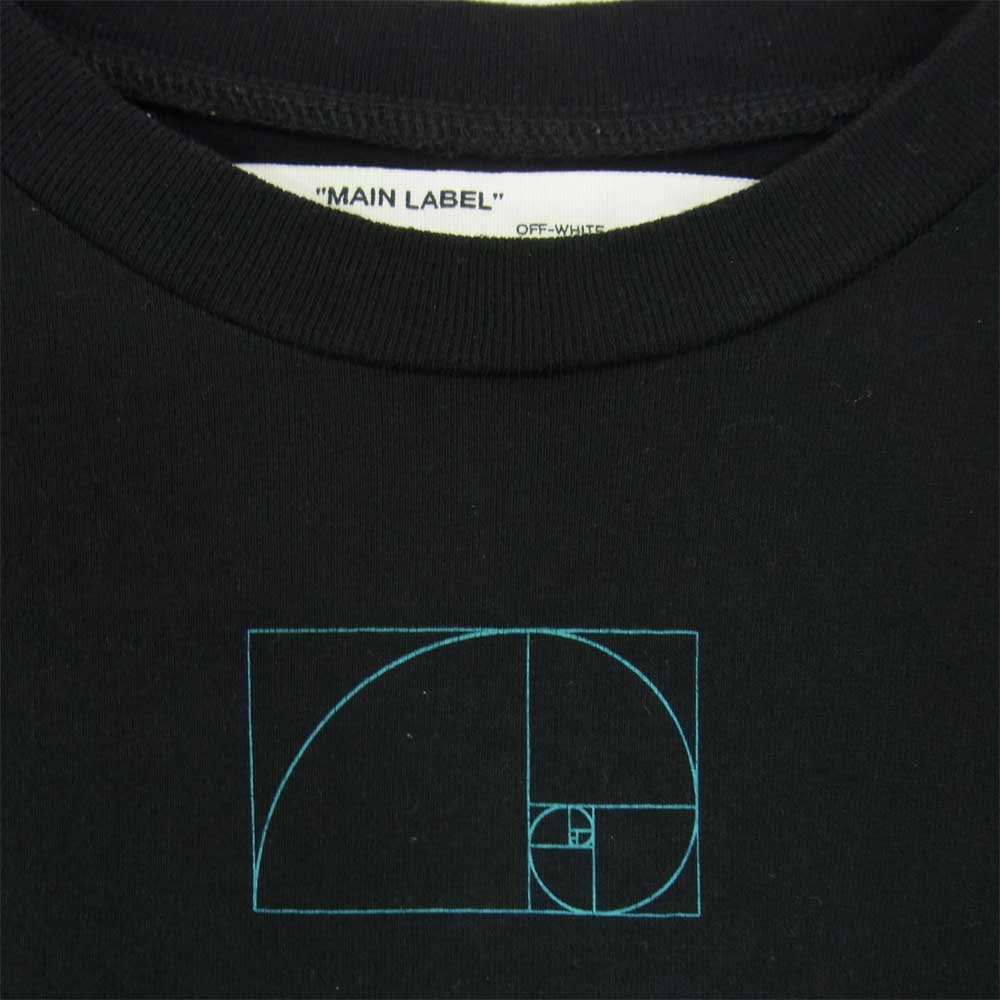 OFF-WHITE オフホワイト OMAA027R20185005 DRIPPING ARROWS S/S SLIM T アロー 半袖 Tシャツ ブラック系 M【中古】