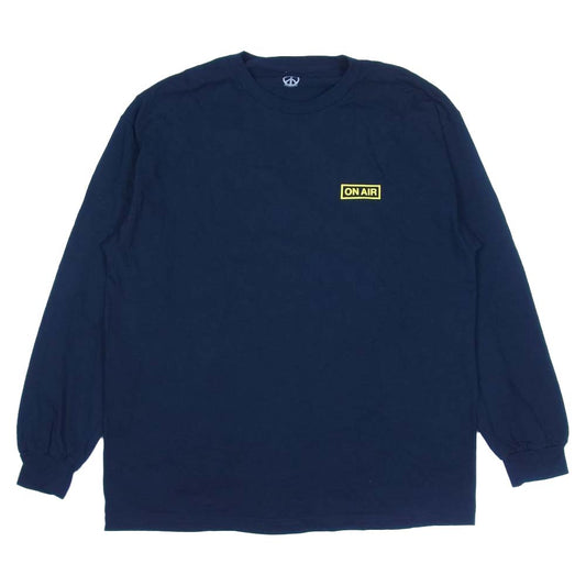 オンエアー Kyne キネ プリント ロングTシャツ 長袖 ネイビー系 XL【中古】
