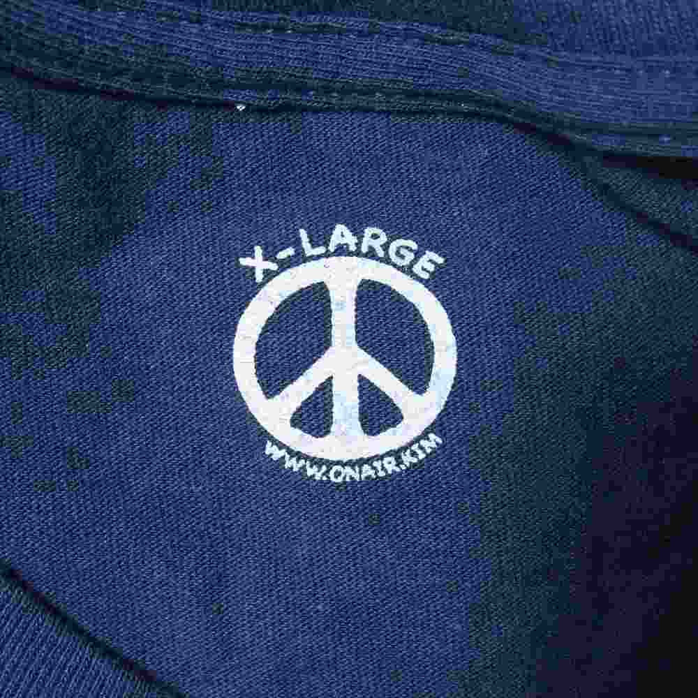 オンエアー Kyne キネ プリント ロングTシャツ 長袖 ネイビー系 XL