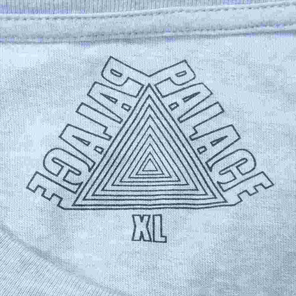 パレス スケートボード 19AW RIPPED T-SHIRT プリント Tシャツ グレー系 XL【中古】
