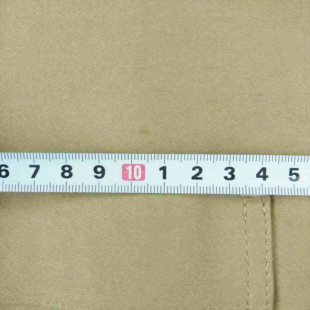 JUNYA WATANABE COMME des GARCONS MAN ジュンヤワタナベコムデギャルソンマン WJ-J405 エルヴィエ・プロダクションズ HERVIER PRODUCTIONS AD2012 レザーポケット カバーオール ジャケット ベージュ系 S【中古】