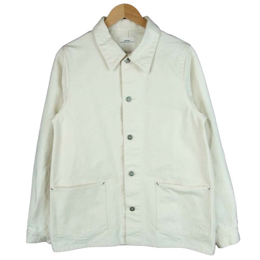 VISVIM ビズビム 0118105013028 18SS SECTION GANG COVERALL セクション ギャング カバーオール ジャケット オフホワイト系 1【中古】