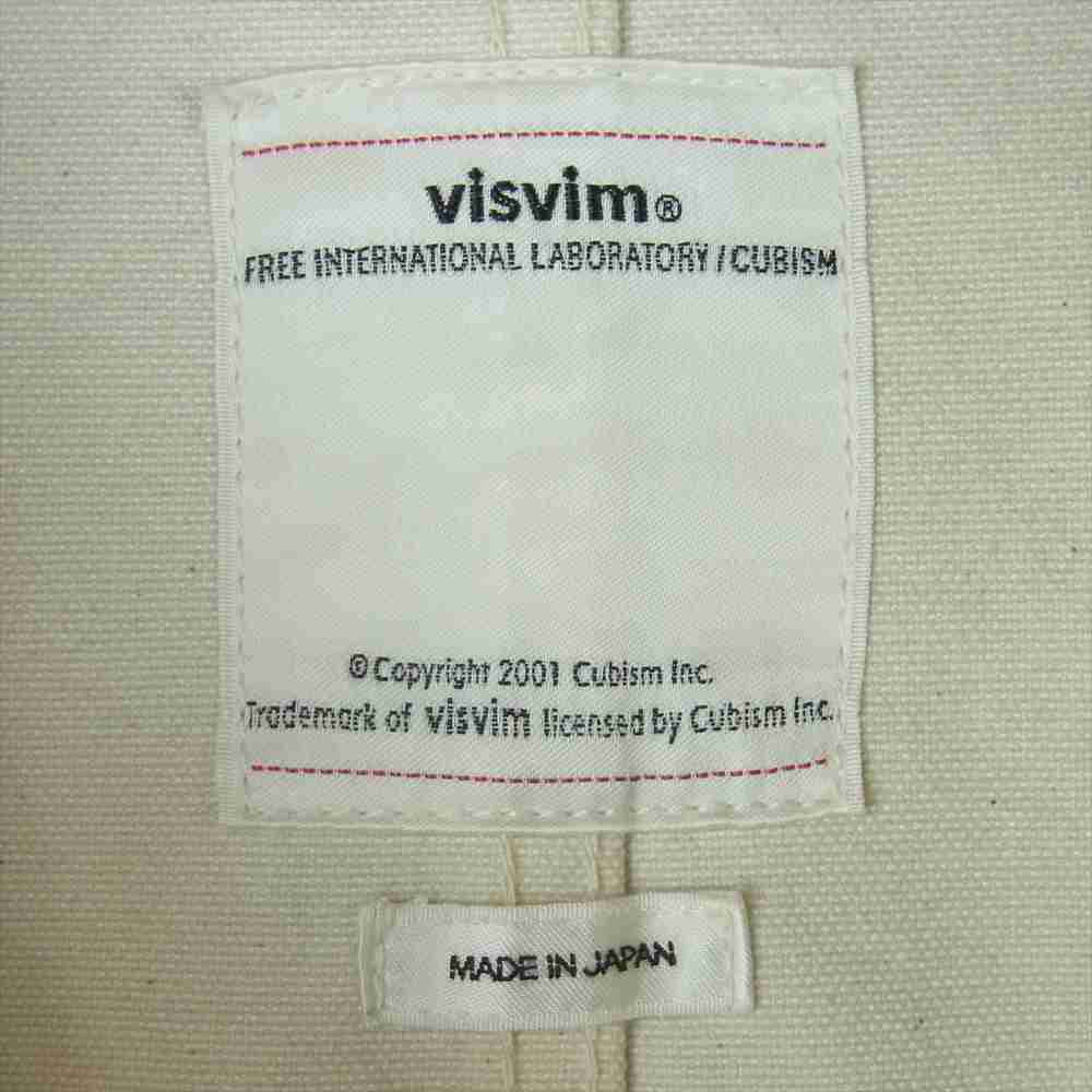 VISVIM ビズビム 0118105013028 18SS SECTION GANG COVERALL セクション ギャング カバーオール ジャケット オフホワイト系 1【中古】