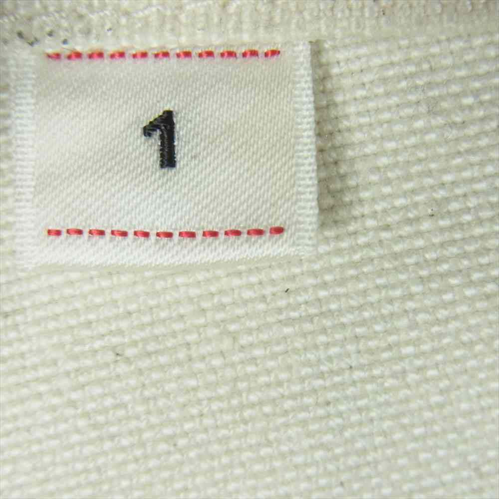 VISVIM ビズビム 0118105013028 18SS SECTION GANG COVERALL セクション ギャング カバーオール ジャケット オフホワイト系 1【中古】