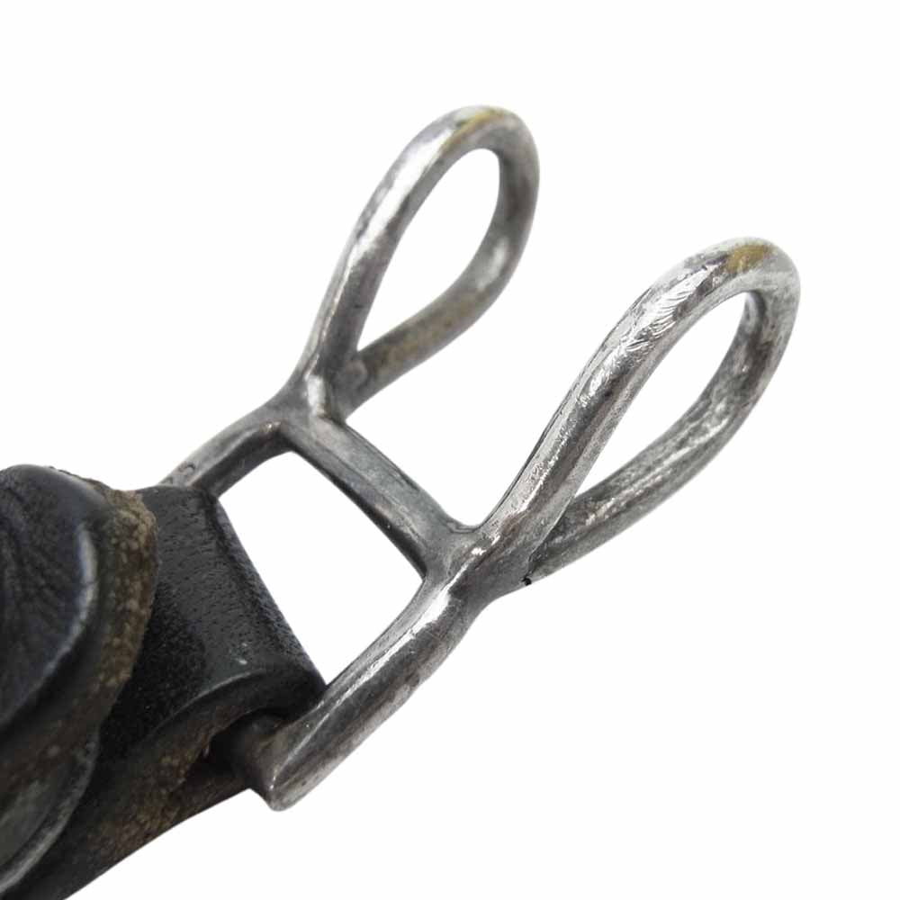 CHROME HEARTS クロムハーツ（原本無） BELT ROOP クロスボールボタン ベルトループ ブラック系【中古】