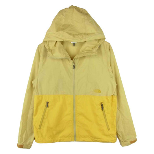 THE NORTH FACE ノースフェイス NPW71830 COMPACT JACKET コンパクト ジャケット ナイロン マウンテン パーカー イエロー系 XL【中古】
