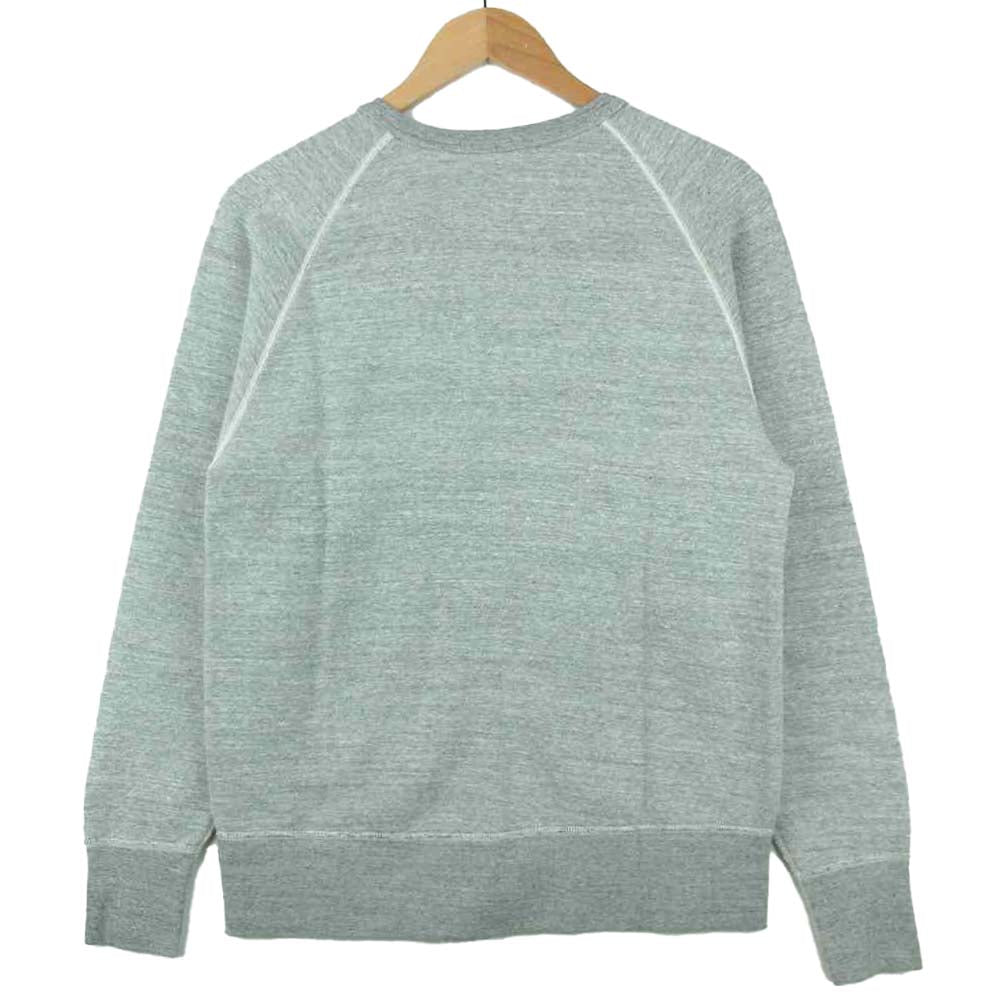 BARNS OUTFITTERS バーンズ BR-1053 吊り編み ZIP スウェット ジップ カーディガン グレー系 1【極上美品】【中古】