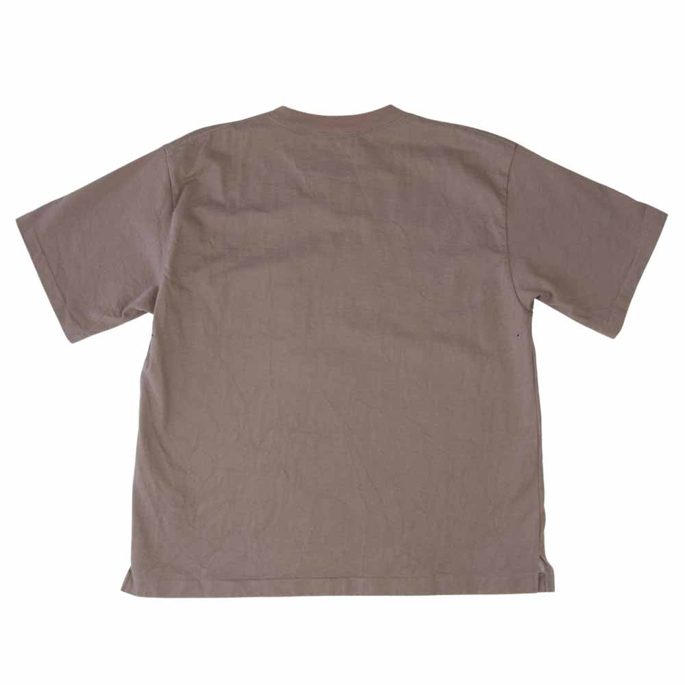 AURALEE オーラリー 19SS A9ST01SU STAND OP TEE スタンドアップ Tシャツ ライトブラウン系 3【中古】