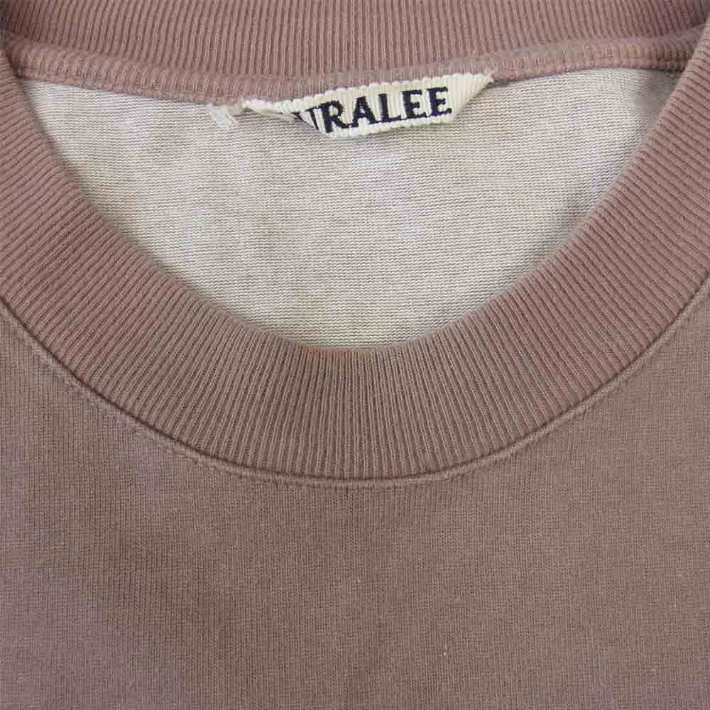 AURALEE オーラリー 19SS A9ST01SU STAND OP TEE スタンドアップ Tシャツ ライトブラウン系 3【中古】