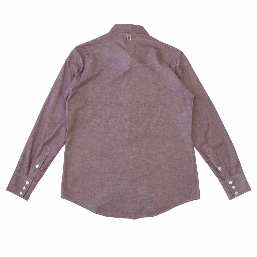 VISVIM ビズビム VS0002009 FOUR CORNERS SHIRTS エンジ系 1【中古】