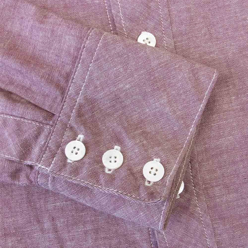 VISVIM ビズビム VS0002009 FOUR CORNERS SHIRTS エンジ系 1【中古】