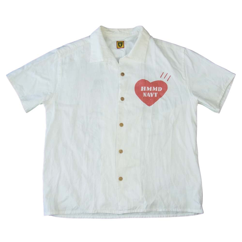HUMAN MADE ヒューマンメイド YOKOSUKA SHIRT SAILOR ホワイト系 S【中古】
