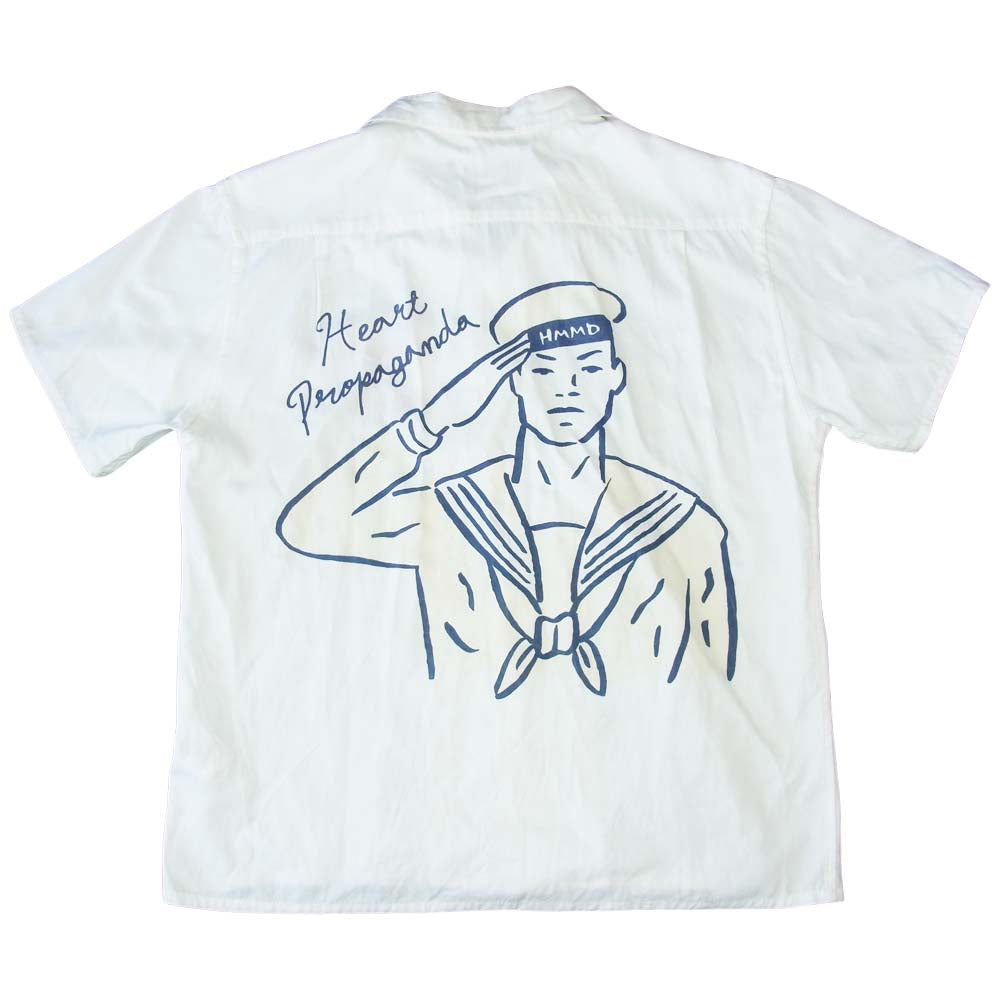 HUMAN MADE ヒューマンメイド YOKOSUKA SHIRT SAILOR ホワイト系 S【中古】