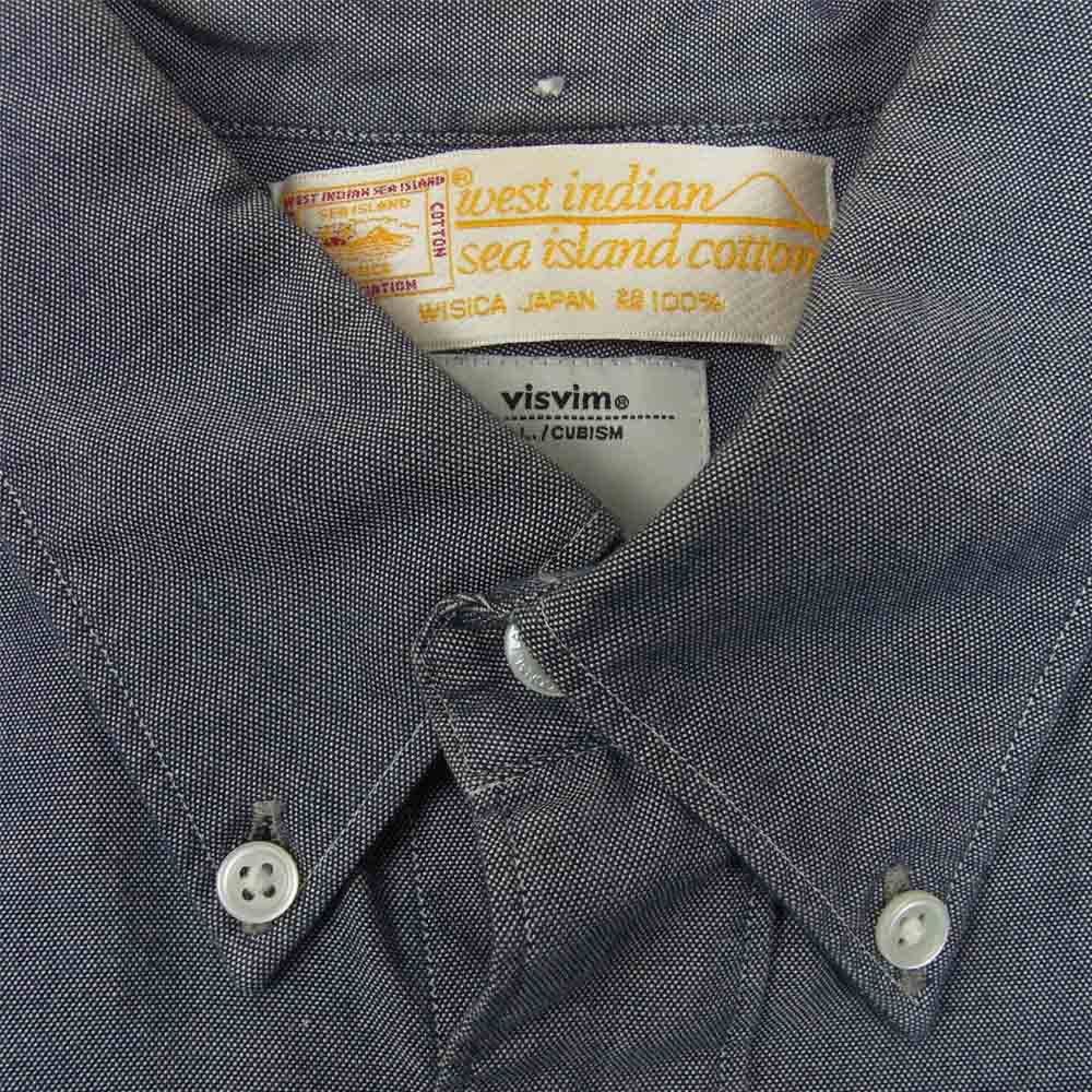 VISVIM ビズビム VS0001912 V＋V B.D. SHIRT L/S SEA ISLAND ブルー系 1【中古】
