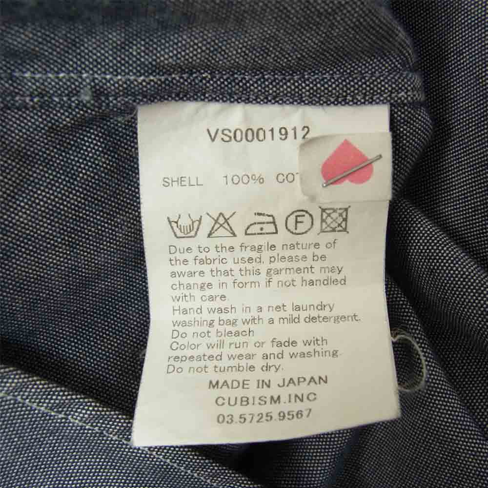 VISVIM ビズビム VS0001912 V＋V B.D. SHIRT L/S SEA ISLAND ブルー系 1【中古】