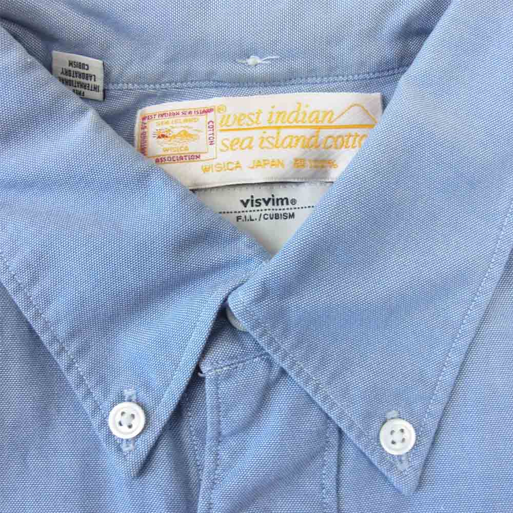 VISVIM ビズビム VS0001912 V＋V B.D. SHIRT L/S SEA ISLAND ブルー系 1【中古】