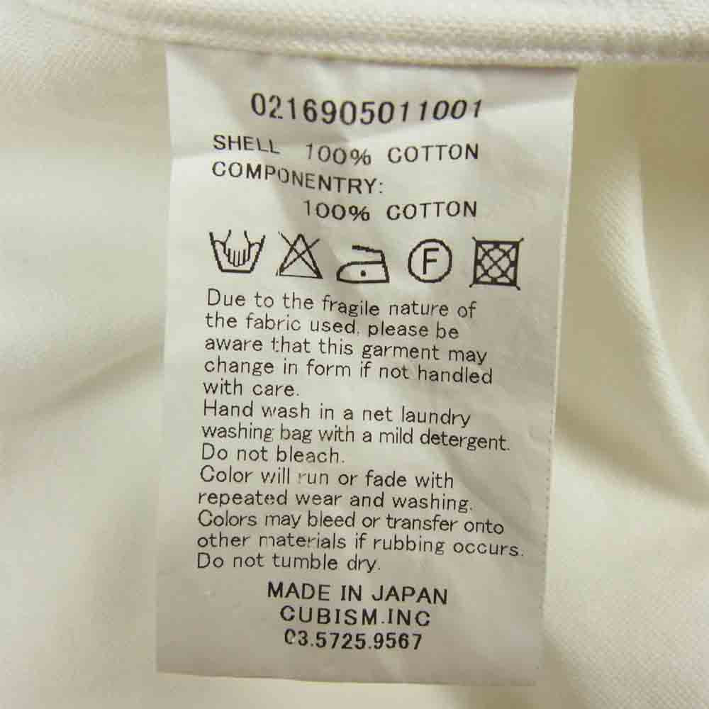 VISVIM ビズビム 0216905011001 V＋V NATIVE BLANKET L/S ホワイト系 1【中古】