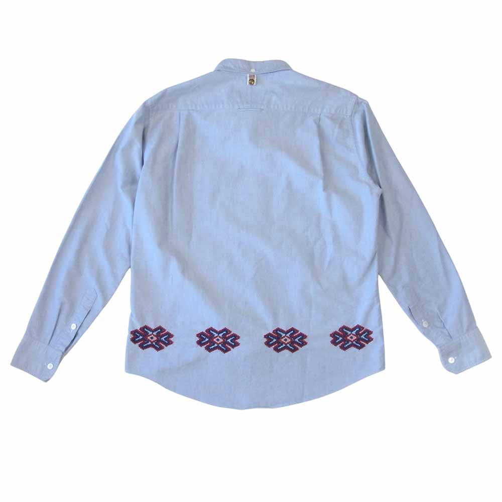 VISVIM ビズビム 0112105011009 BECHER SHIRT B.D L/S GIZA ブルー系 1【中古】