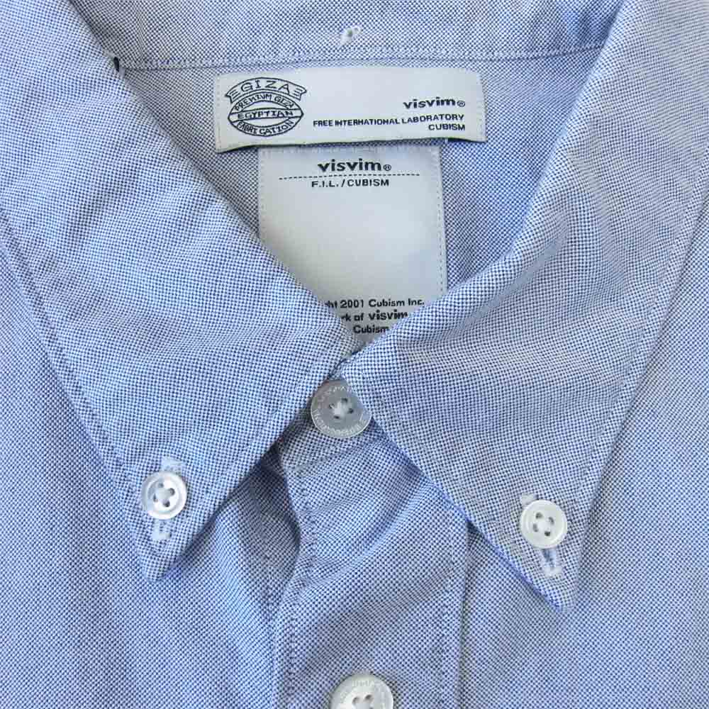 VISVIM ビズビム 0112105011009 BECHER SHIRT B.D L/S GIZA ブルー系 1【中古】