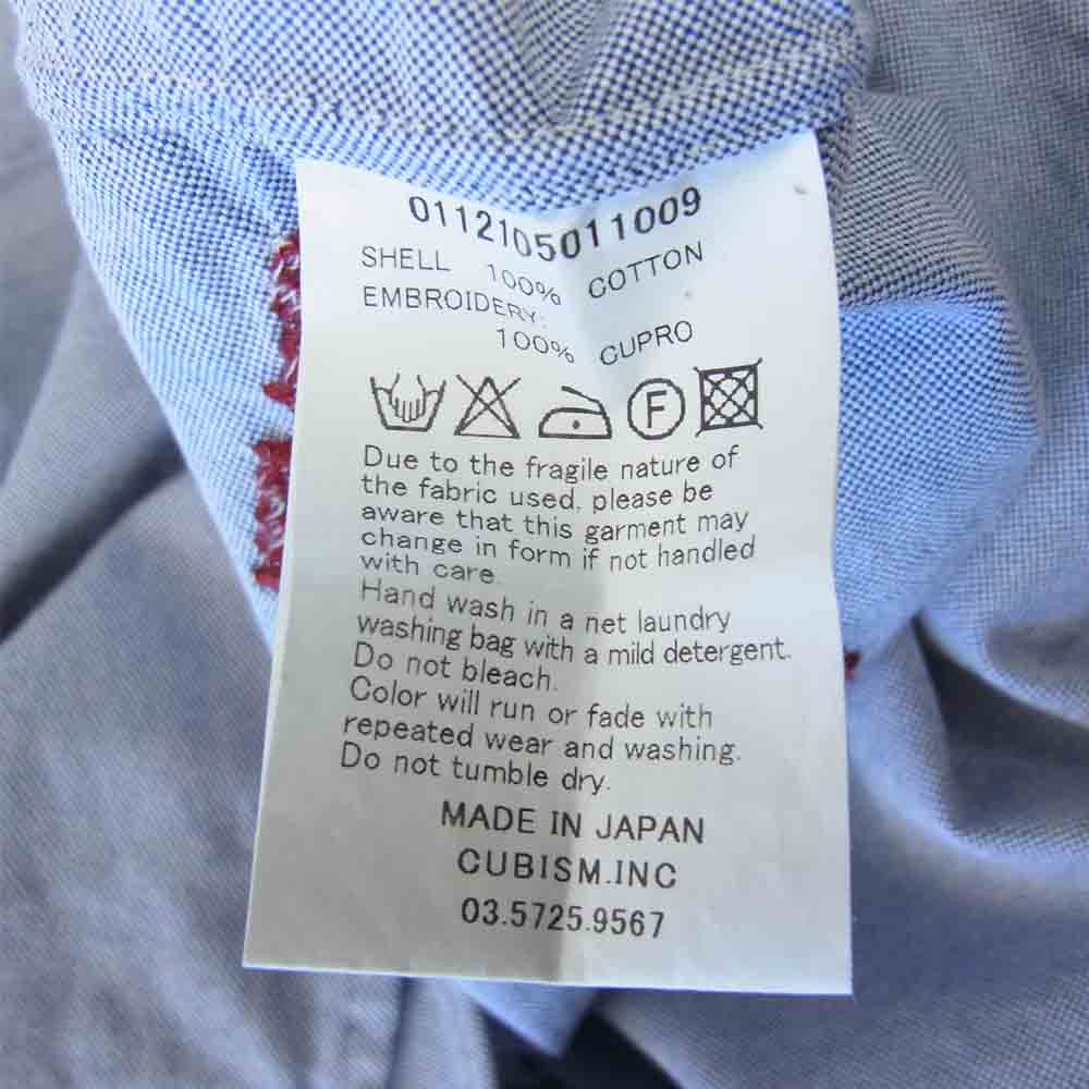 VISVIM ビズビム 0112105011009 BECHER SHIRT B.D L/S GIZA ブルー系 1【中古】