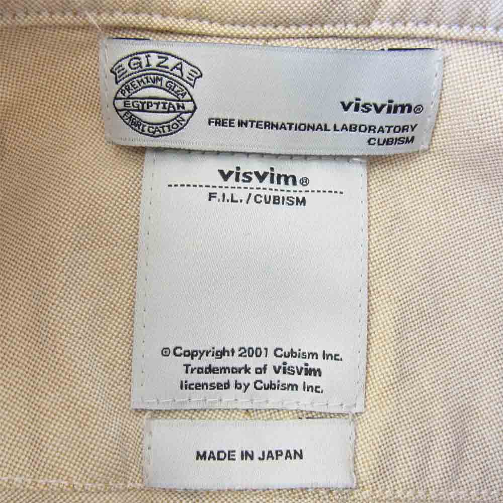 VISVIM ビズビム 0113205011003 ALBACORE L/S SHIRT GIZA ベージュ系 1【中古】