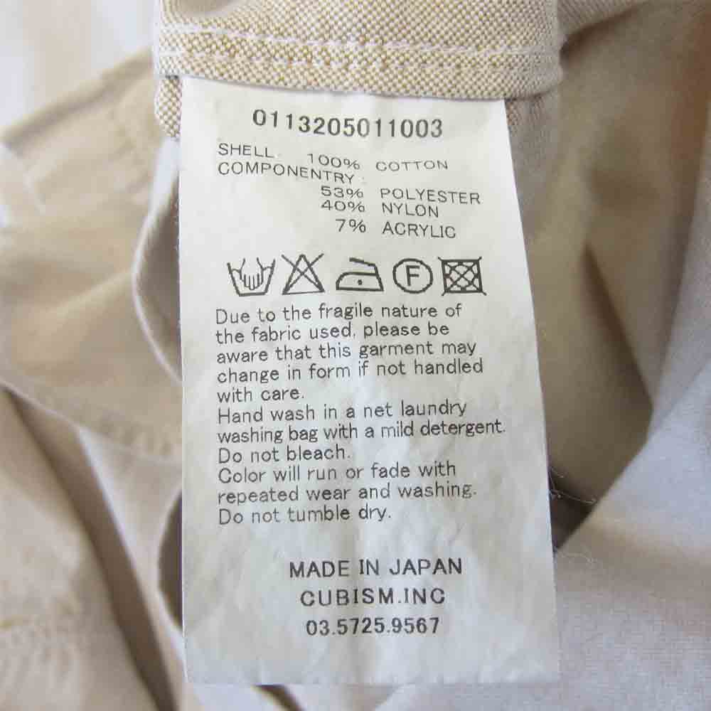 VISVIM ビズビム 0113205011003 ALBACORE L/S SHIRT GIZA ベージュ系 1【中古】