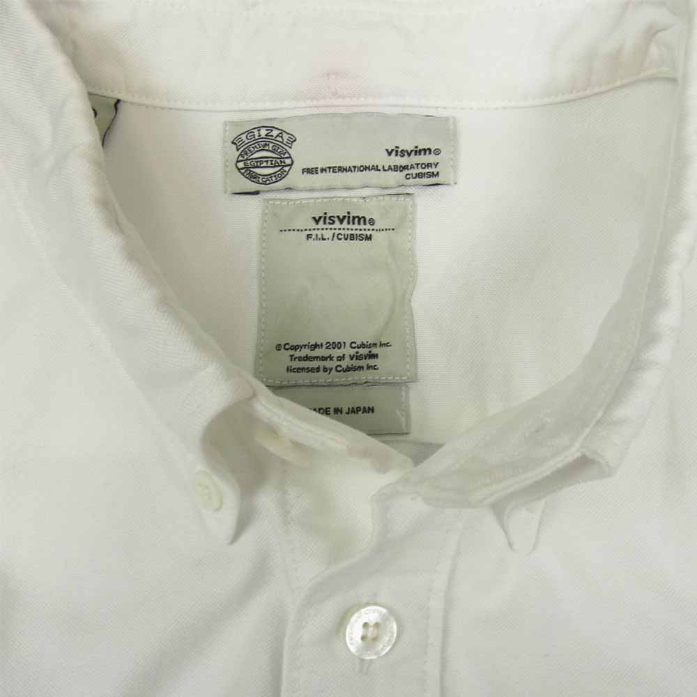 VISVIM ビズビム VS0001709 ALBACORE SHIRT L/S GIZA ホワイト系 S【中古】