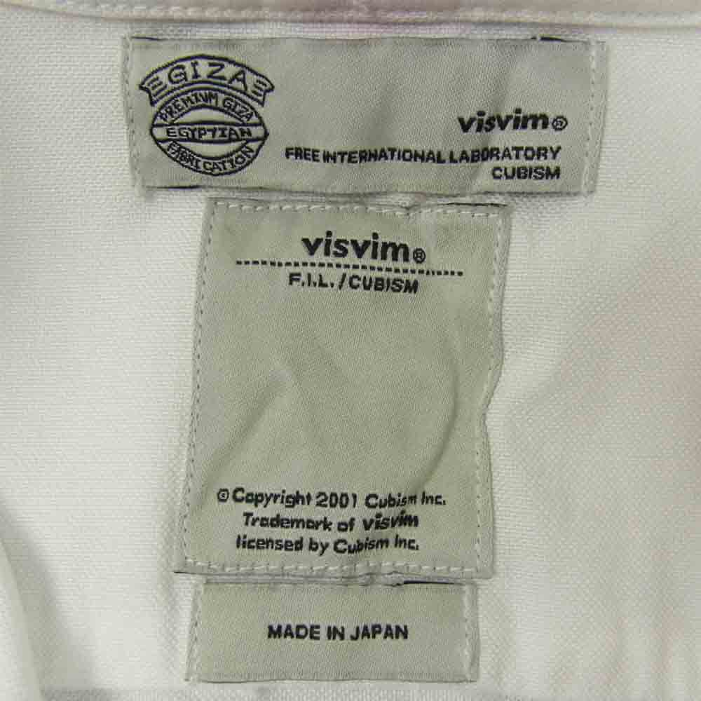 VISVIM ビズビム VS0001709 ALBACORE SHIRT L/S GIZA ホワイト系 S【中古】