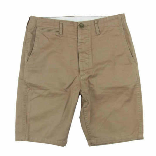 VISVIM ビズビム 0117105008005 CHINO SHORTS ショート パンツ コットン 日本製 ベージュ系 1【中古】