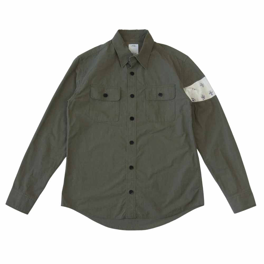 VISVIM ビズビム 0113105011030 AHAB SHIRT カーキ系 1【中古】