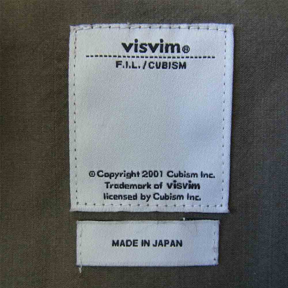VISVIM ビズビム 0113105011030 AHAB SHIRT カーキ系 1【中古】