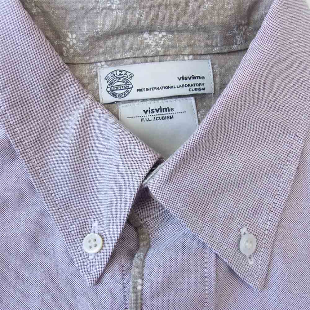 VISVIM ビズビム 0112205011009 V＋V OXFORD PIZI L/S GIZA パープル系 1【中古】