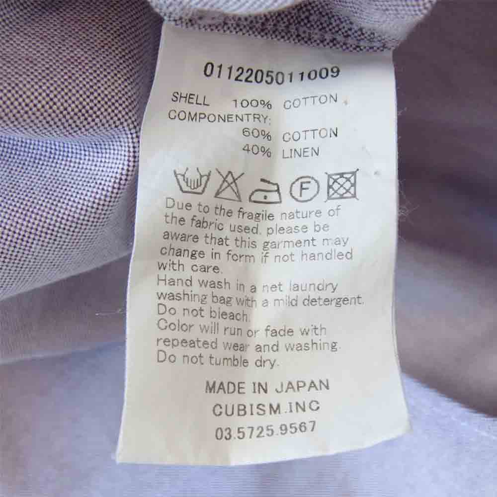 VISVIM ビズビム 0112205011009 V＋V OXFORD PIZI L/S GIZA パープル系 1【中古】