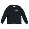 Sacai サカイ 21AW 21-0284S KAWS Embroidery Long Sleeve カウズ ロゴ刺繍 長袖 ブラック系 1【中古】