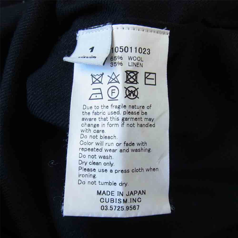 VISVIM ビズビム 17SS 0117105011023 BASEBALL SHIRT ブラック系 1【中古】