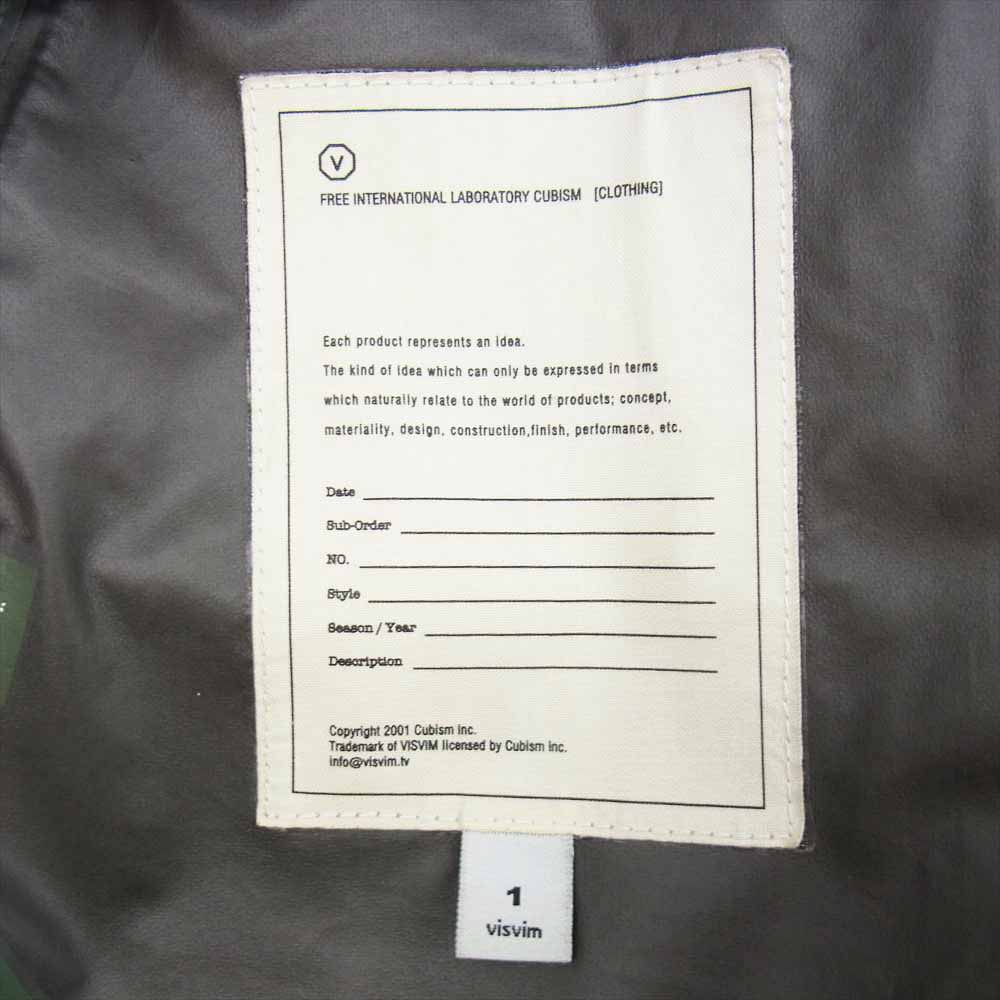 VISVIM ビズビム 0112205013004 K-2 PARKA 2.5L GORE-TEX JACKET オリーブ カーキ系 1【中古】