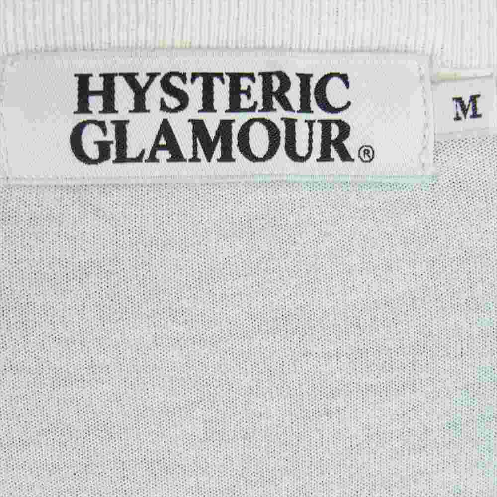 HYSTERIC GLAMOUR ヒステリックグラマー 0222CT10 ガールプリント 半袖 Tシャツ コットン ホワイト系 M【中古】