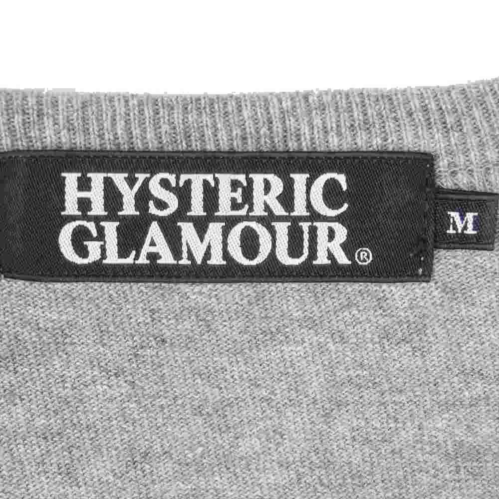 HYSTERIC GLAMOUR ヒステリックグラマー 0234CT12 SKUNK SOUND pt T-SH スカンク サウンド 半袖 Tシャツ グレー系 M【中古】