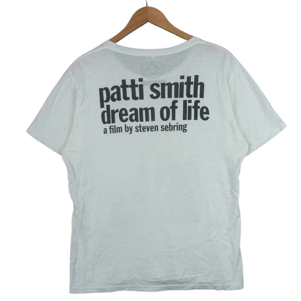 HYSTERIC GLAMOUR ヒステリックグラマー 0293CT23 UNDERCOVER アンダーカバー PATTI SMITH TEE パティスミス プリント 半袖 Tシャツ ホワイト系 M【中古】
