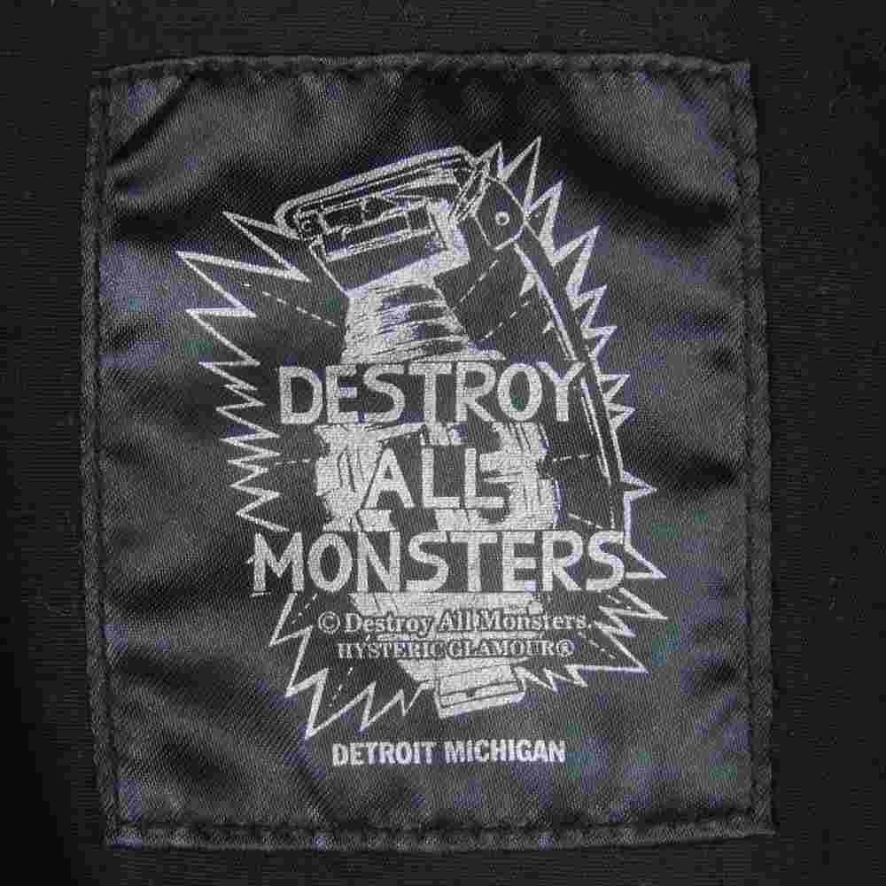 HYSTERIC GLAMOUR ヒステリックグラマー 0213AB08 DAM ワッペン 缶バッジ F-2 ミリタリー ジャケット コットン ブラック系 M【中古】