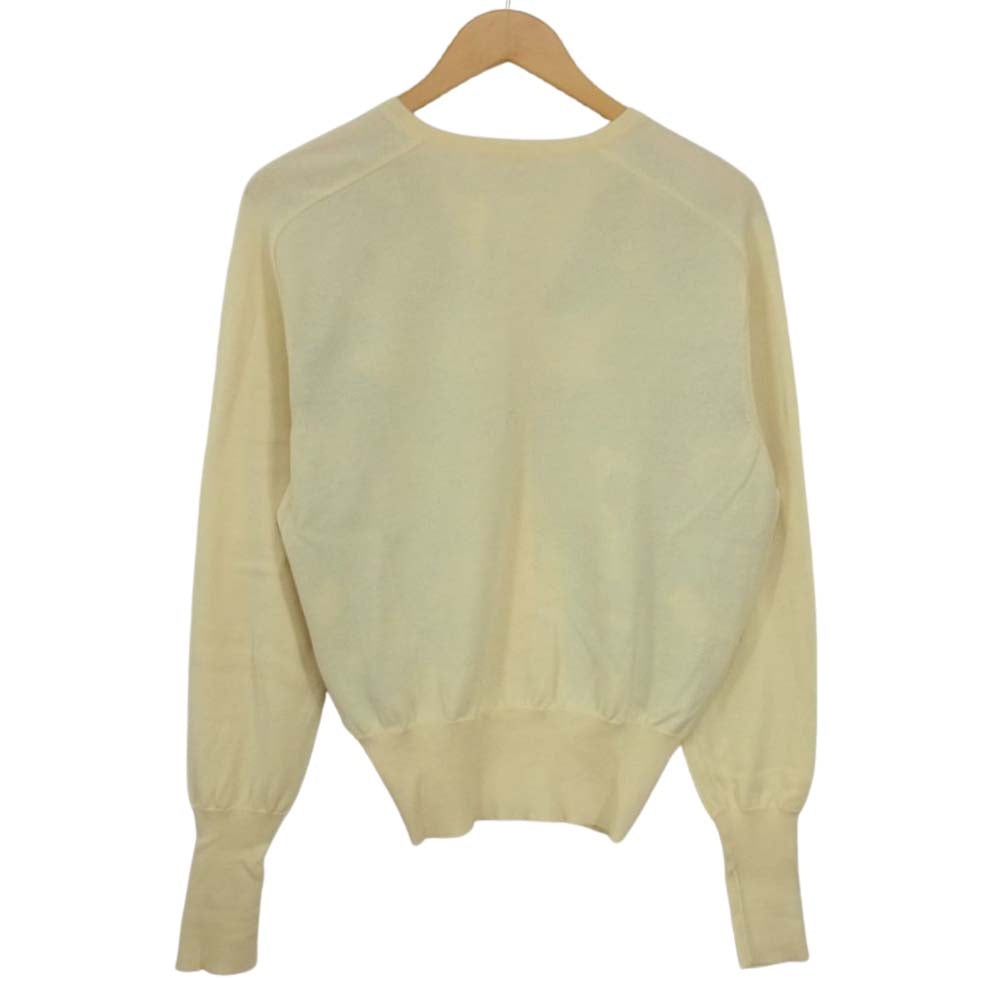 HERMES エルメス シルク切替 ニット カーディガン【中古】