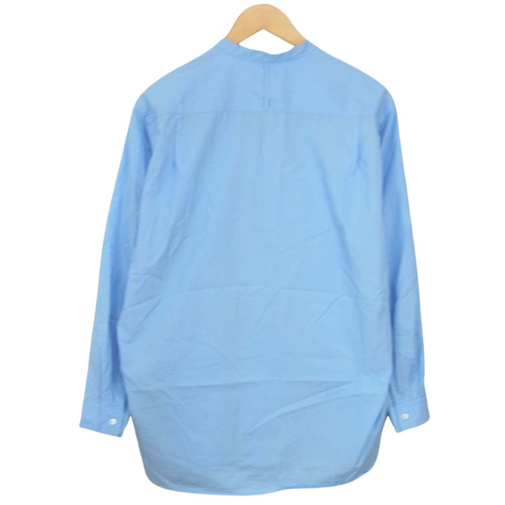 GRAPHPAPER グラフペーパー 18AW GM183-50070B Band Collar Shirt バンドカラー プルオーバー シャツ 1【中古】