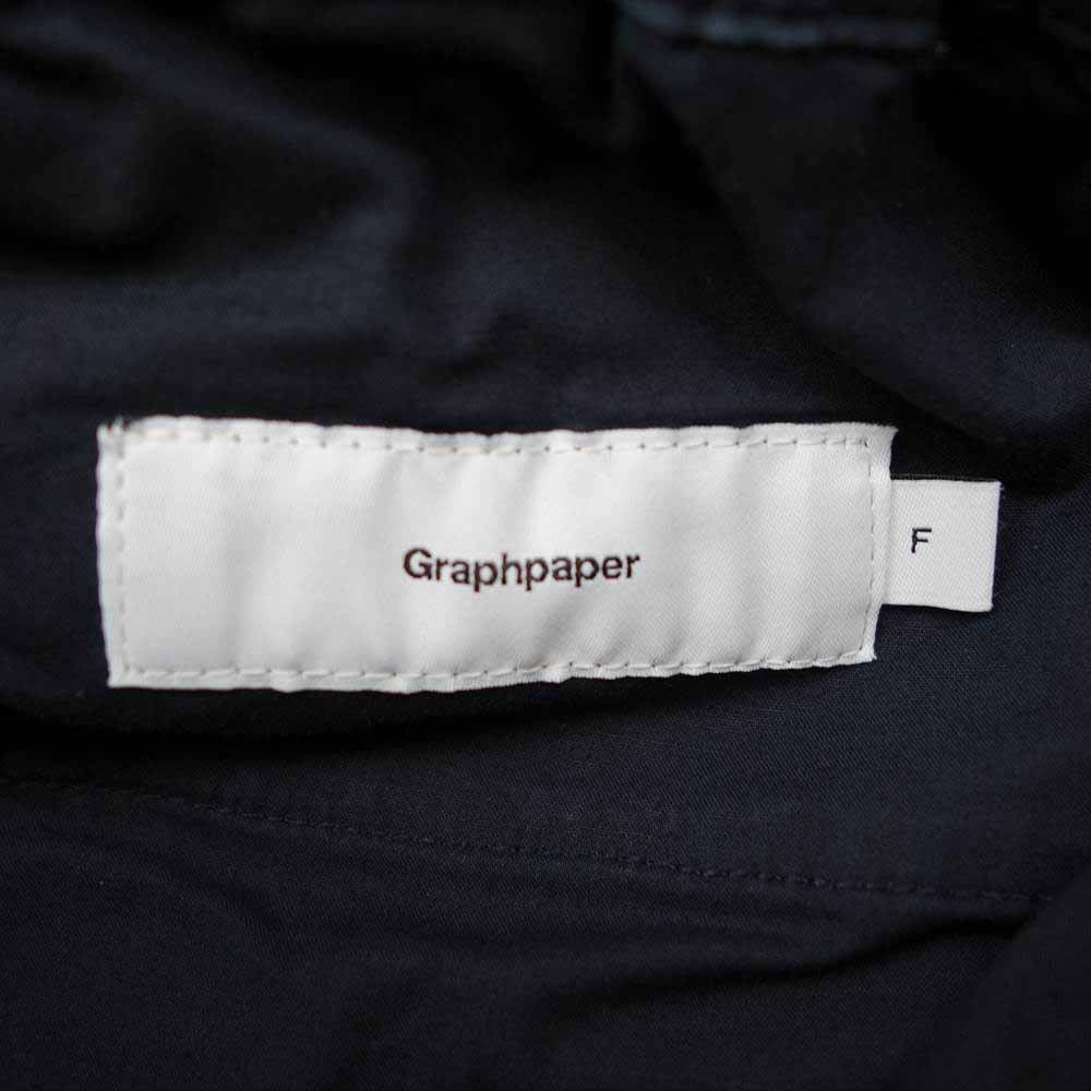 GRAPHPAPER グラフペーパー 20SS GM201-40083B STRETCH TYPEWRITER COOK PANTS タイプライター コック パンツ ネイビー F【中古】