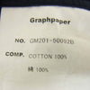 GRAPHPAPER グラフペーパー 20ss GM201-50092B Broad L/S Oversized Band Collar Shirt オーバーサイズ バンドカラー シャツ F【中古】