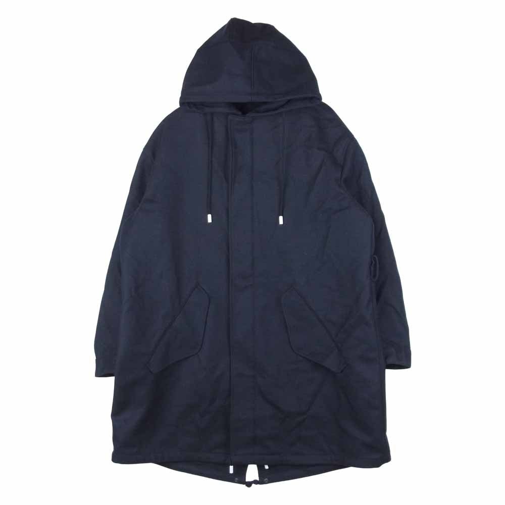 THE RERACS ザリラクス 19FW-RECT-219-J M-65 ウールメルトン モッズ コート 日本製 ダークネイビー系 F【中古】