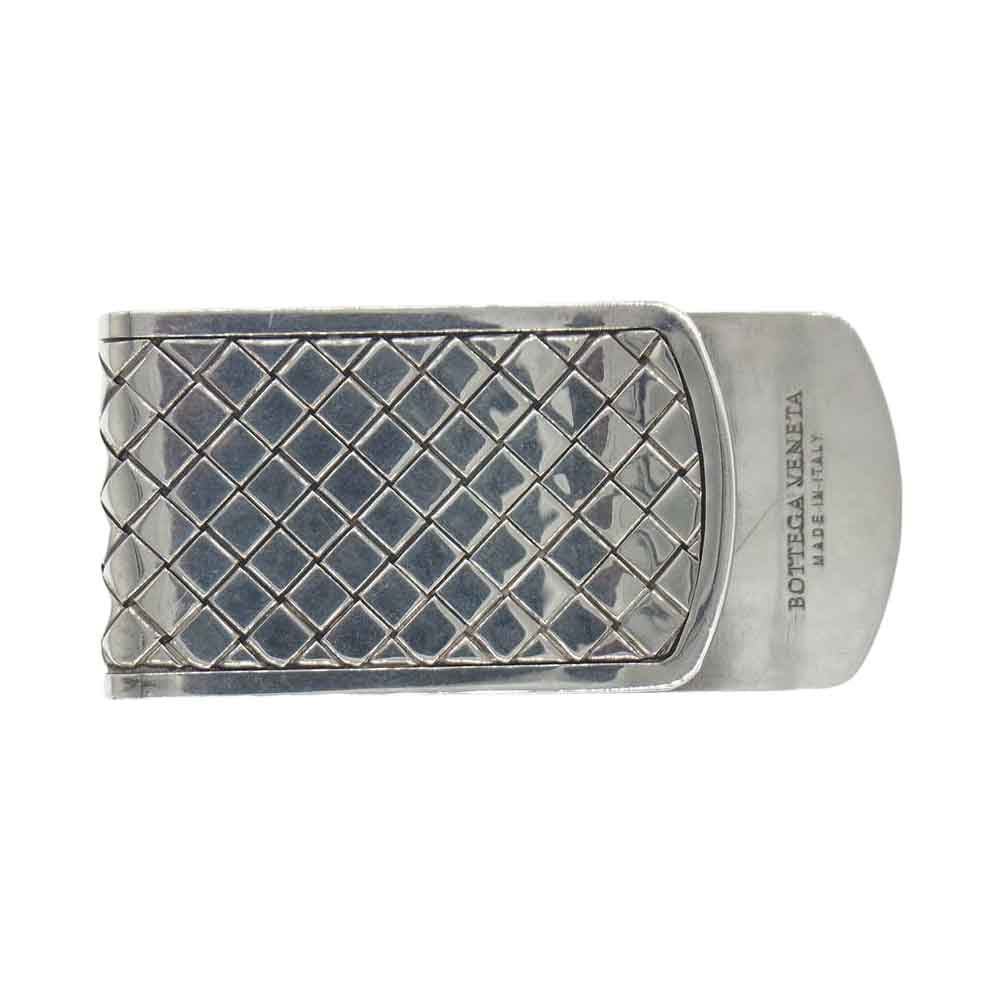 BOTTEGAVENETA ボッテガヴェネタ イントレチャート Ag925 シルバー マネ―クリップ【中古】